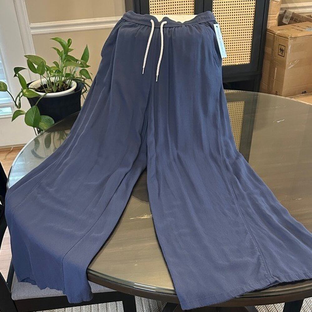 Emma & Michele Women's Slate Blue wide leg dress Pants Small